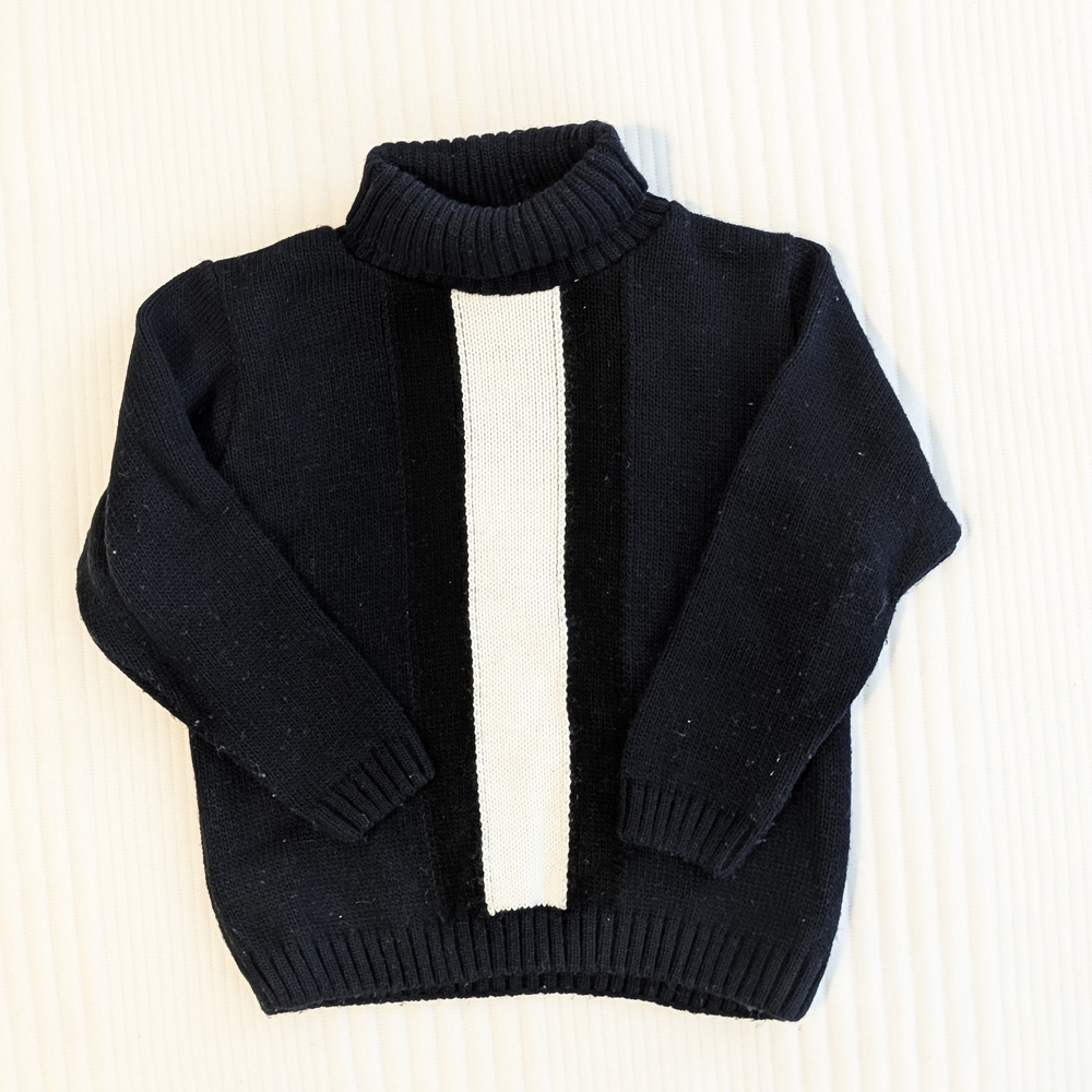 Manuell And Frank Kids Black and White Sweater